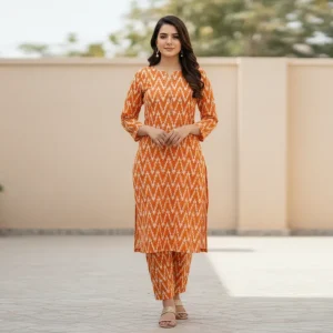 Stylish 2 Pcs Women's Unstitched Printed Suit