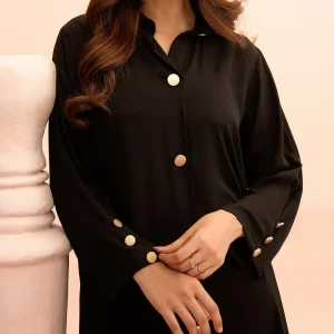 2 Pcs Women's Unstitched Plain Suit