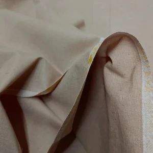 Men's khaddar plain suit beige 7m unstitched fabric bundle with brand tag and bag