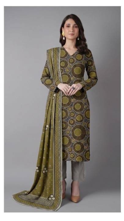 Bareezé Digital Classic 3-Piece Lawn Unstitched Suit (PR-7607) 1 Bareezé Digital Classic 3-Piece Lawn Unstitched Suit (PR-7607)