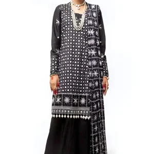 Gul Ahmed embroidered lawn suit